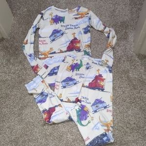 Books to Bed Steam Train Dream train pajamas